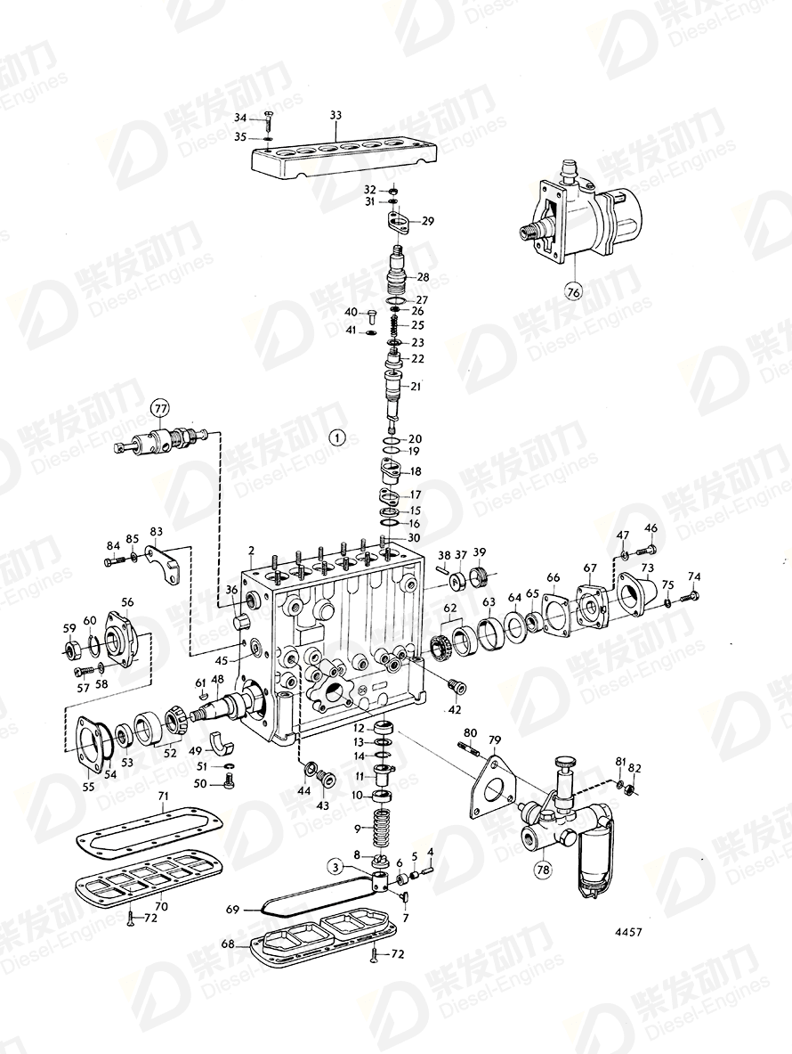 VOLVO Gasket 240037 Drawing